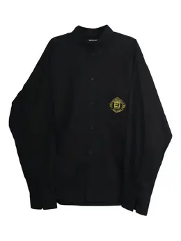 Balenciaga Pre-Owned: Чёрная рубашка 