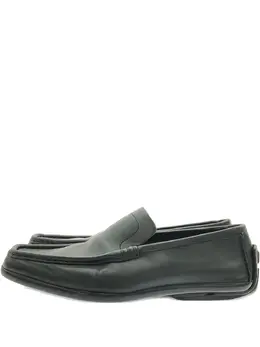 Gucci Pre-Owned: Чёрные мокасины 
