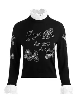 alice + olivia: Чёрный свитер 