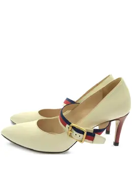 Gucci Pre-Owned: Бежевые туфли 