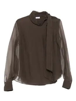 Brunello Cucinelli: Тёмная блуза 