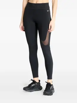 Nike: Чёрные легинсы 