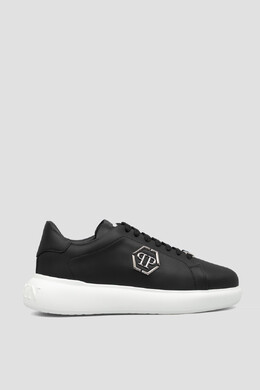 Philipp Plein: Чёрные кроссовки  Hexagon