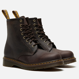 Dr. Martens: Коричневые ботинки  1460