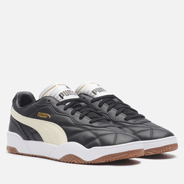 Puma: Чёрные кроссовки 
