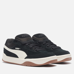 Puma: Чёрные кроссовки  Suede