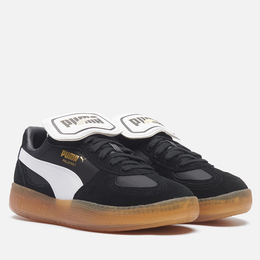 Puma: Чёрные кроссовки 