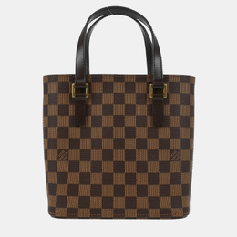 Louis Vuitton: Коричневі сумки шопери 