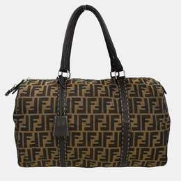 Fendi: Коричневі спортивні сумки  Zucca