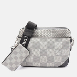 Louis Vuitton: Коричневі сумки через плече 