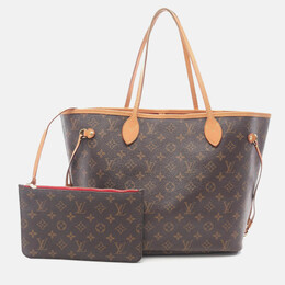 Louis Vuitton: Коричневі сумки шопери  Neverfull MM