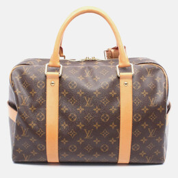 Louis Vuitton: Коричневая спортивная сумка 