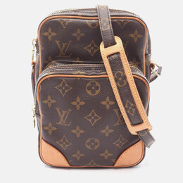 Louis Vuitton: Коричневі сумки через плече 