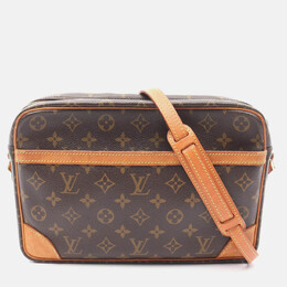Louis Vuitton: Коричневі сумки через плече 