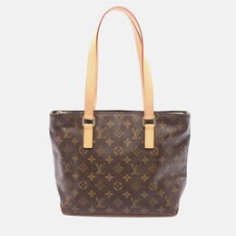 Louis Vuitton: Коричневі сумки шопери 