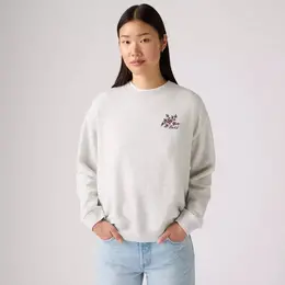 Levi's: Белый свитшот 