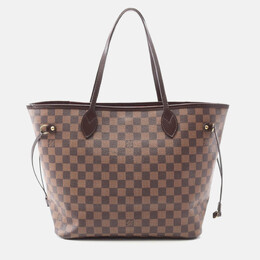 Louis Vuitton: Коричневі сумки шопери  Neverfull MM