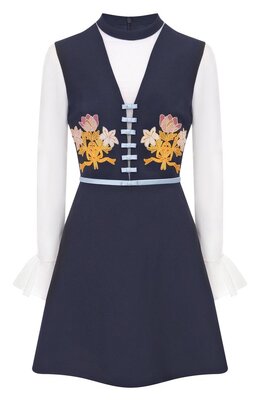 Valentino: Платье из шерсти 