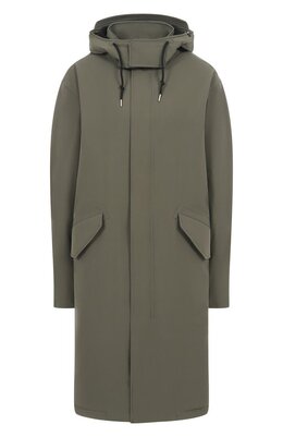 A.P.C.: Пуховик цвета хаки 