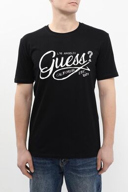 Guess: Хлопковая футболка 