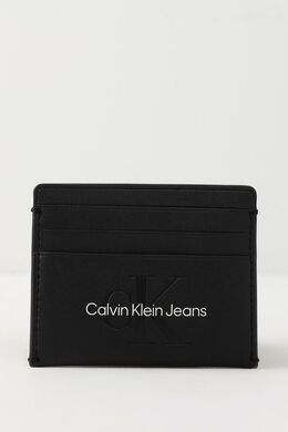 Calvin Klein: Чёрный картхолдер 