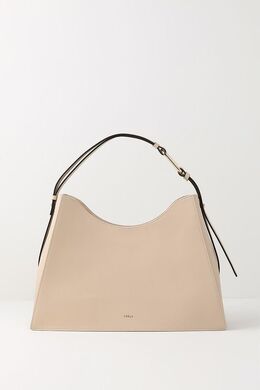 Furla: Бежевая сумка 