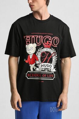 HUGO: Хлопковая футболка 