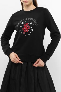 Karl Lagerfeld: Хлопковый свитшот 