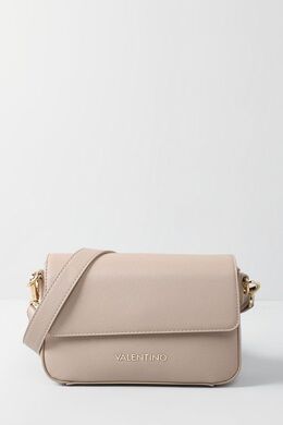 Valentino: Бежевая сумка 