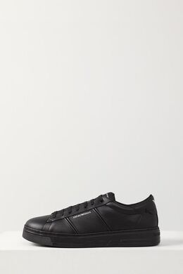 EMPORIO ARMANI: Чёрные кеды 