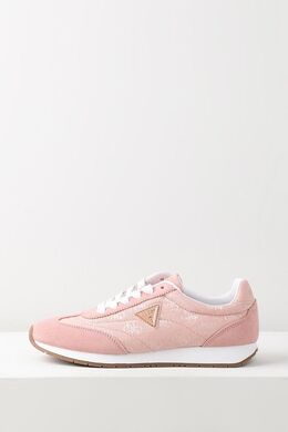 Guess: Розовые кроссовки 