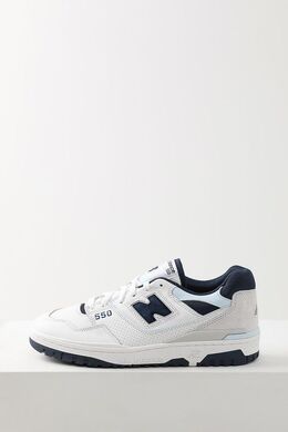NEW BALANCE: Белые кеды  550