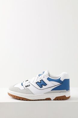 NEW BALANCE: Голубые кеды  550