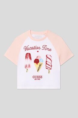 Guess: Хлопковая футболка 