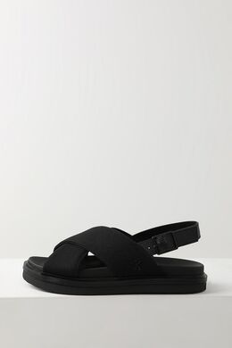 Calvin Klein: Чёрные сандалии 