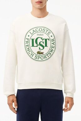 Lacoste: Свитшот с принтом 