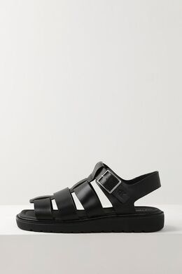 Calvin Klein: Чёрные сандалии 