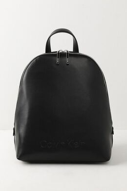 Calvin Klein: Чёрный рюкзак 