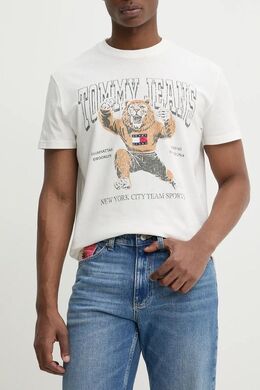 Tommy Jeans: Хлопковая футболка 