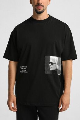 Karl Lagerfeld: Хлопковая футболка 