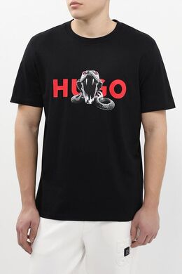 HUGO: Хлопковая футболка 
