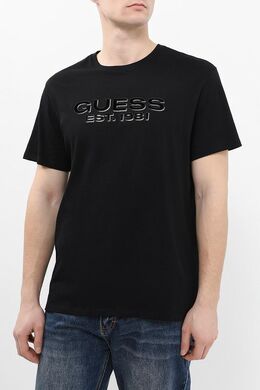 Guess: Хлопковая футболка 