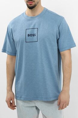BOSS: Хлопковая футболка 