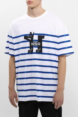 HUGO: Хлопковая футболка 