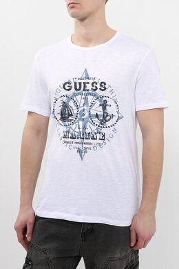Guess: Хлопковая футболка 