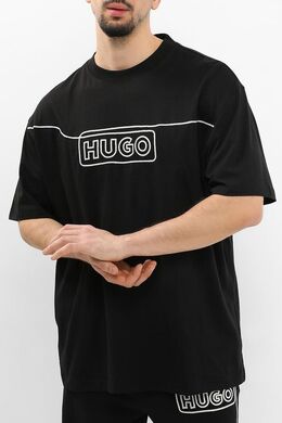 HUGO: Хлопковая футболка 