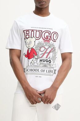 HUGO: Хлопковая футболка 