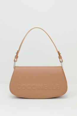 Coccinelle: Бежевая сумка 