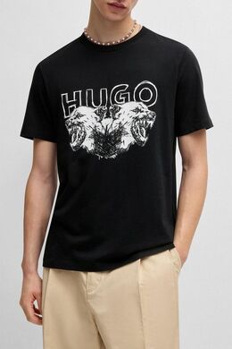 HUGO: Хлопковая футболка 