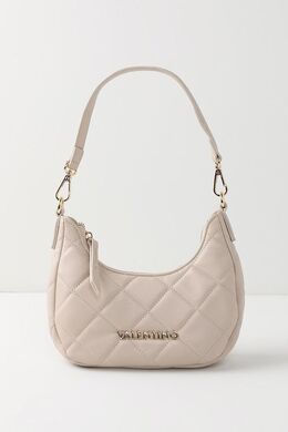 Valentino: Бежевая сумка 